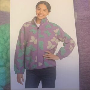 Lucky Brand Youth Faux Shearling Full Zip